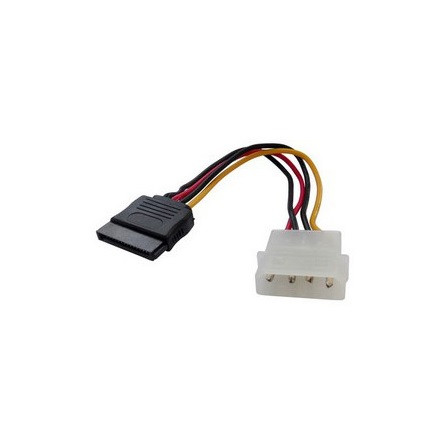 Molex Power 4pin - SATA Power M/F adapter 0,15m