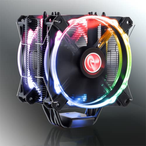 Raijintek Leto Pro RGB 2x12cm processzor hűtő