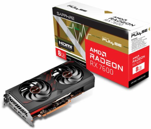 Sapphire Radeon RX 7600 PULSE 8GB GDDR6 (11324-01-20G)