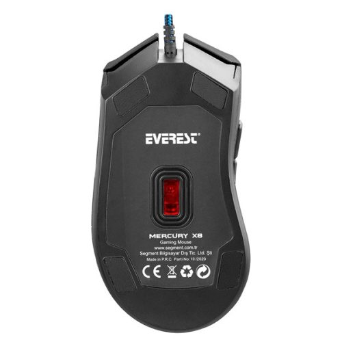 Everest Mercury X8 gamer egér