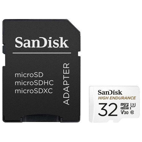 32GB Sandisk High Endurance SD micro (SDHC Class 10 UHS-I U3) memória kártya