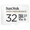 32GB Sandisk High Endurance SD micro (SDHC Class 10 UHS-I U3) memória kártya