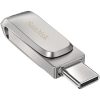 128GB Sandisk Dual Drive Luxe USB3.1/Type-C Ezüst pendrive (186464)