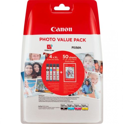 Canon CLI-581XL color photo value pack