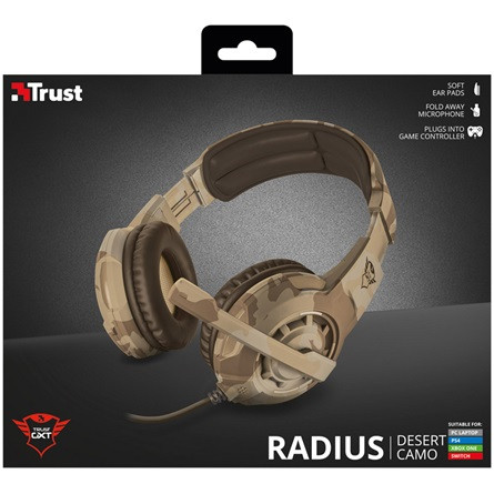 Trust GXT 310D Radius Desert gaming headset