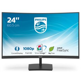 24" Philips 241E1SCA ívelt LED monitor (241E1SCA/00)