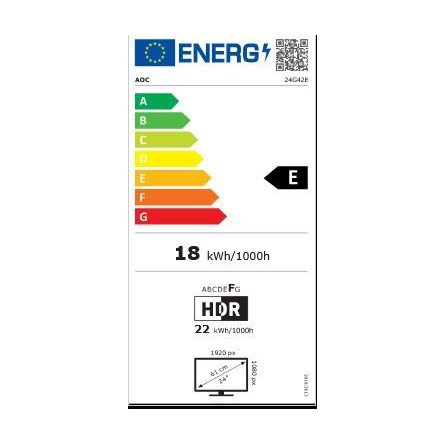 24" AOC 24G42E IPS LED monitor