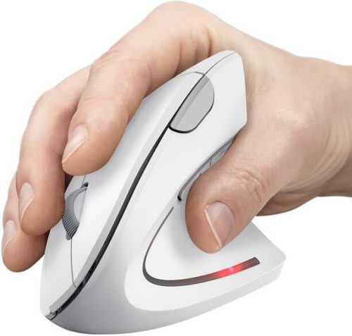 Trust Verto Vertical Ergonomic Mouse White