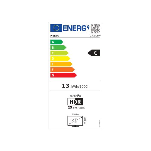 27" Philips 27E2N2500/00 IPS LED monitor