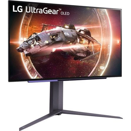 26.5" LG 27GS95QE-B UltraGear ívelt OLED gaming monitor