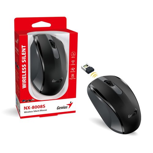 Genius NX-8000S Wireless Silent mouse black