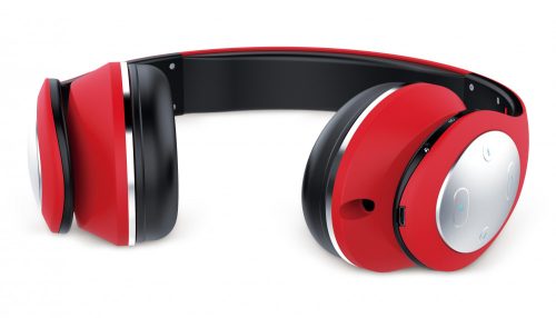 Genius HS-935BT Red Bluetooth Mikrofonos fejhallgató