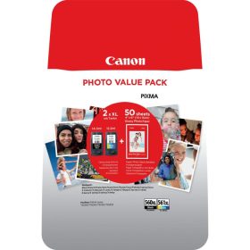   Canon PG-560XL + CL-561XL multipack + 50db GP-501 Glossy Photo Paper