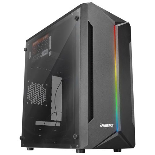 Everest SABER RGB Peak 250W számítógépház