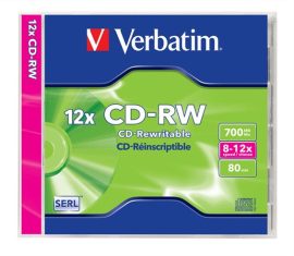 Verbatim CD-RW újraírható CD lemez