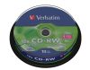 Verbatim CD-RW újraírható CD lemez, hengeren 10db