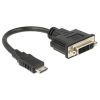 Delock  HDMI mini C -> DVI-I M/F adapter 