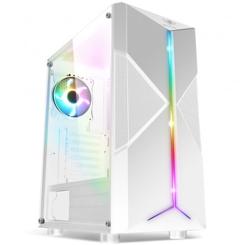 Spirit of Gamer CLONE 3 RGB White számítógépház