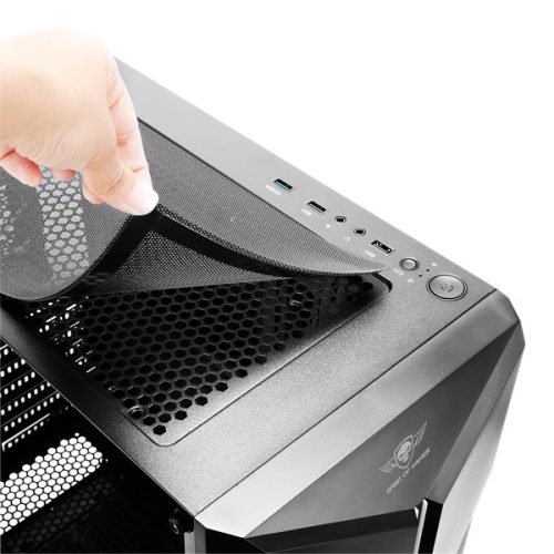 Spirit of Gamer CLONE 3 RGB Black számítógépház