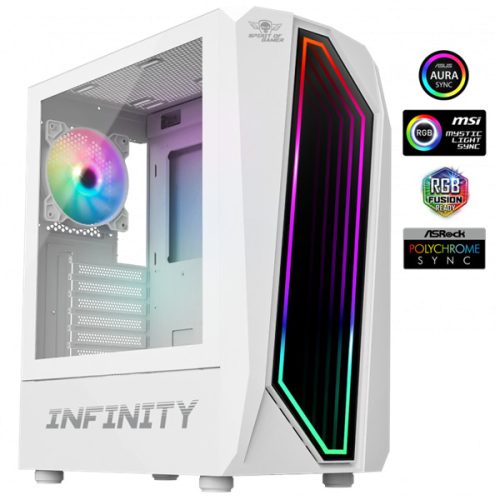 Spirit of Gamer Infinity White számítógépház