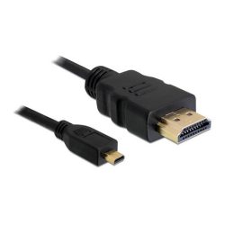 Delcok HDMI 1.4 - HDMi micro D M/M video jelkábel 1m