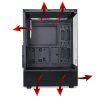 Spirit of Gamer SPECTRA Black számítógépház