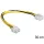 Delock Power 8pin M/F tápkábel 0.3m