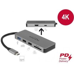 Delock 5-port USB-C dokkoló
