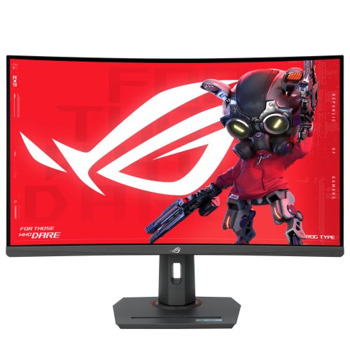 31,5" Asus ROG Strix XG32WCS ívelt LED gaming monitor 