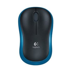 Logitech M185 fekete-kék wireless egér