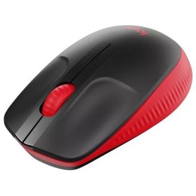 Logitech M190 optikai vezeték nélküli egér piros
