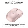 Logitech M240 csendes vezeték nélküli egér rózsaszín