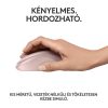 Logitech M240 csendes vezeték nélküli egér rózsaszín