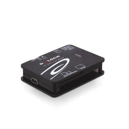 Delock USB 2.0 All-in-1 kártyaolvasó fekete