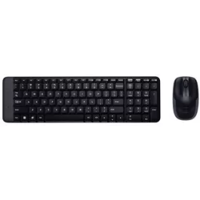   Logitech MK220 vezeték nélküli magyar billentyűzet + egér fekete 
