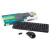 Logitech MK220 vezeték nélküli magyar billentyűzet + egér fekete 