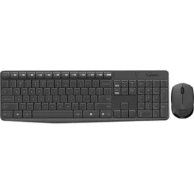   Logitech MK235 vezeték nélküli magyar billentyűzet + egér fekete 