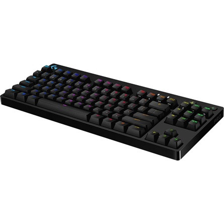 Logitech G PRO TKL USB angol gaming GX Blue Clicky mechanikus billentyűzet 