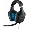 Logitech G432 gaming headset fekete-kék