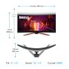 34" BenQ EX3410R MOBIUZ LED gaming ívelt monitor