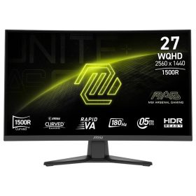 27" MSI MAG 275CQF ívelt LED gaming monitor