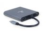   Gembird A-CM-COMBO6-01 USB Type-C 6-in-1 Multi-Port Adapter Space Grey
