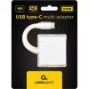 Gembird USB-C -> 1db HDMI 1.4 1db USB-C 1db USB-A 2.0 M/F adapter 0.15m