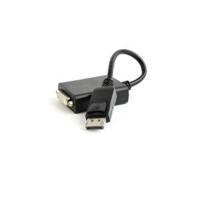   Gembird DisplayPort 1.2 -> DVI-D M/F adapter 0.1m fekete (A-DPM-DVIF-03)