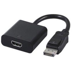 Gembird Displayport -> HDMI M/F adapter 0.1m fekete