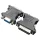 Gembird DVI-A -> VGA M/F adapter fekete (A-DVI-VGA-BK)