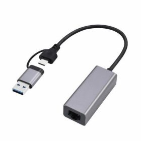   Gembird A-USB3AC-LAN-01 USB-C-->UTP 10/100/1000 átalakító