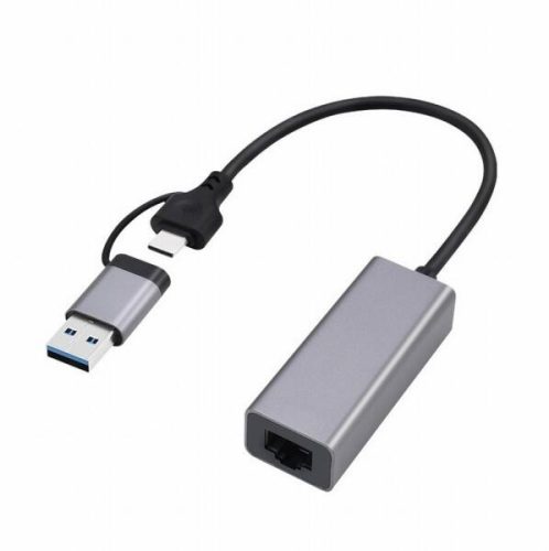 Gembird A-USB3AC-LAN-01 USB-C-->UTP 10/100/1000 átalakító
