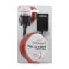 Gembird VGA Jack stereo 3,5mm -> HDMI M/F adapter
