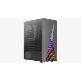 Aerocool Delta RGB fekete acryl üveg számíjtógépház